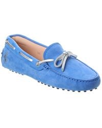 Tod's - X Ferrari Gommino Suede Loafer - Lyst