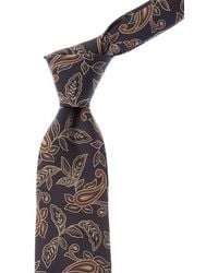 Isaia - Silk Tie - Lyst
