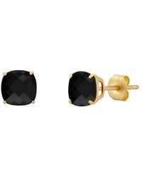 MaxColor - 14K 1.50 Ct. Tw. Onyx Stud Earrings - Lyst
