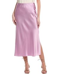 Vince - Side Slip Maxi Skirt - Lyst