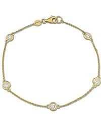 Created Forever - 14K 0.75 Ct. Tw. Lab-Grown Diamond Station Bracelet - Lyst