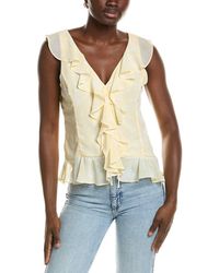 1.STATE - V-Neck Blouse - Lyst