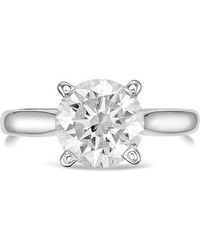 Diana M. Jewels - Diana M. Platinum 15.00 Ct. Tw. Lab-Grown Diamond Solitaire Ring - Lyst