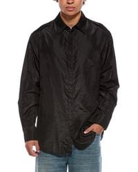 Valentino - Camicia Maniche Lunghe Button Front Silk Shirt - Lyst
