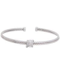 Meshmerise - 18K Plated 0.10 Ct. Tw. Diamond Mesh Bangle - Lyst