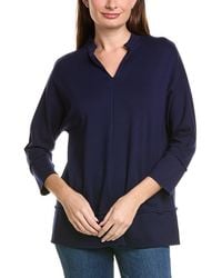 Jones New York - Mandarin Collar Dolman Top - Lyst