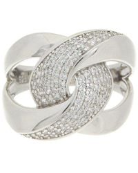 Meshmerise - 18K Over Cz Ring - Lyst
