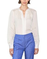 Câllas - Olympia Silk-Blend Shirt - Lyst