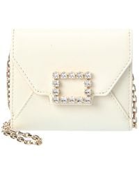 Roger Vivier - Leather Wallet On Chain - Lyst