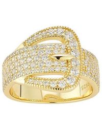 Sphera Milano - 14K Plated Cz Ring - Lyst