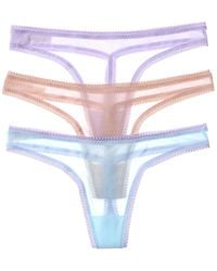 On Gossamer - 3Pk Mesh Hip G Thong - Lyst