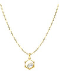 Lab Grown Diamonds - 18K Over 1.00 Ct. Tw. Lab-Grown Diamond Necklace - Lyst