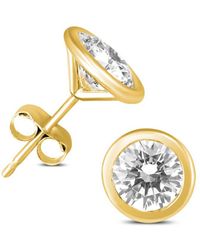 The Eternal Fit 14k 1.00 Ct. Tw. Diamond Earrings - Metallic