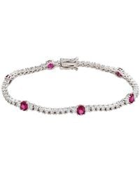 Suzy Levian CZ Jewelry - Suzy Levian Cz Stackable Bracelet - Lyst