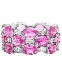 Diana M. Jewels - Fine Jewelry 18k 8.39 Ct. Tw. Diamond & Sapphire Ring - Lyst