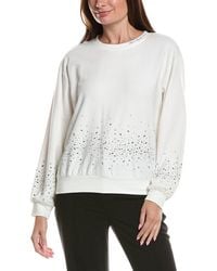 KARL LAGERFELD - Crystal Pearl Sweatshirt - Lyst