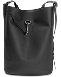 Tiffany & Fred Paris - Pebbled Leather Bucket Tote - Lyst