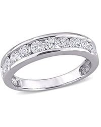 Rina Limor - 14k 0.99 Ct. Tw. Diamond Half-eternity Ring - Lyst