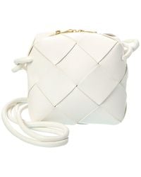 Bottega Veneta - Cassette Mini Intrecciato Leather Camera Bag - Lyst