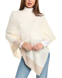 Forte - Border Stripe Cashmere Poncho - Lyst