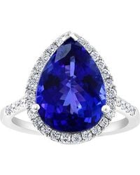 Effy Fine Jewelry - 14K 6.45 Ct. Tw. Diamond & Tanzanite Ring - Lyst
