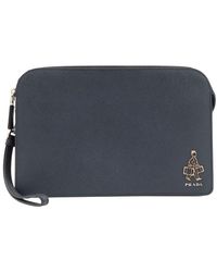 Prada - Saffiano Leather Clutch (Authentic Pre-Loved) - Lyst