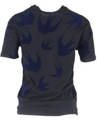 McQueen - Swallow Bird Printed T-Shirt, Size It (Authentic Pre- Loved) - Lyst