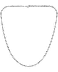 Diana M. Jewels - Fine Jewelry 14k 11.75 Ct. Tw. Diamond Tennis Necklace - Lyst