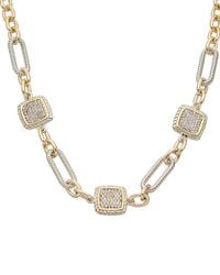 Juvell - 18k Two-tone Plated Twisted Cable Necklace - Lyst