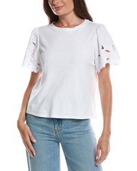 Vince Camuto - Embroidered T-Shirt - Lyst