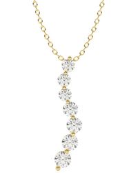 Lab Grown Diamonds - 14K 1.00 Ct. Tw. Lab-Grown Diamond Necklace - Lyst