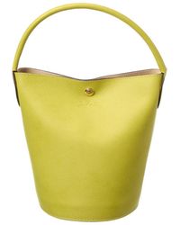 Longchamp - Épure Small Leather Bucket Bag - Lyst