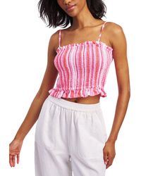 Roberta Roller Rabbit - Painted Stripe Hali Linen Top - Lyst