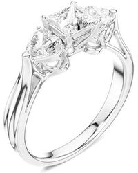 Amairah - 14k 1.25 Ct. Tw. Lab-grown Diamond 3 Stone Ring - Lyst