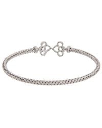 Meshmerise - 18K Over 0.20 Ct. Tw. Diamond Mesh Bangle Bracelet - Lyst