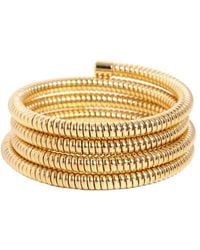 Liv Oliver - 18K Plated Modern Bangle Bracelet - Lyst