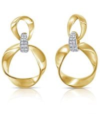 Sabrina Designs - 14K 0.18 Ct. Tw. Diamond Link Earrings - Lyst