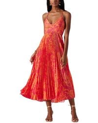 AMINA GLAM - Midi Dress - Lyst