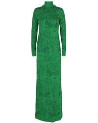 Givenchy - Embellished Open-back Jacquard Gown - Lyst