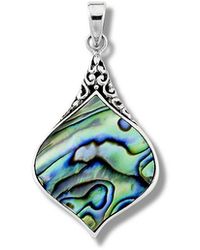 Samuel B. - Silver Abalone Ornate Pendant - Lyst
