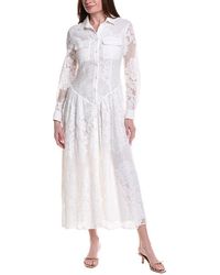 Bardot - Agatha Lace Shirtdress - Lyst