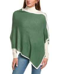 Portolano - Cowl Neck Cashmere Poncho - Lyst