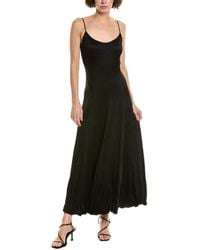 Michael Kors - Jamison Crushed Charmeuse Midi Dress - Lyst