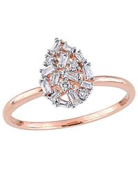 Diamond Select Cuts - 14K Rose 0.23 Ct. Tw. Diamond Ring - Lyst