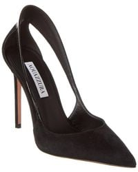 Aquazzura - Dangerous Liaisons 105 Suede & Patent Pump - Lyst