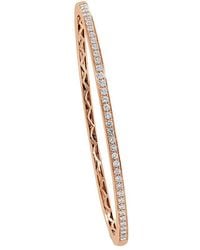 Sabrina Designs - 14k Rose Gold 0.80 Ct. Tw. Diamond Bangle Bracelet - Lyst