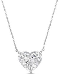 Diana M. Jewels - Diana M. 14K 12.00 Ct. Tw. Lab-Grown Diamond Pendant Necklace - Lyst