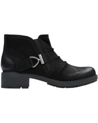 Clarks - Hearth Clara Leather Boot - Lyst