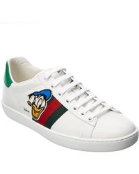 Gucci Women's X Disney Mickey Mouse Rhyton Leather Mid-top Trainers in  White - Save 12% | Lyst