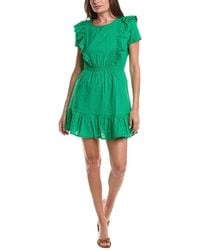 Cece - Ruffle Front Mini Dress - Lyst